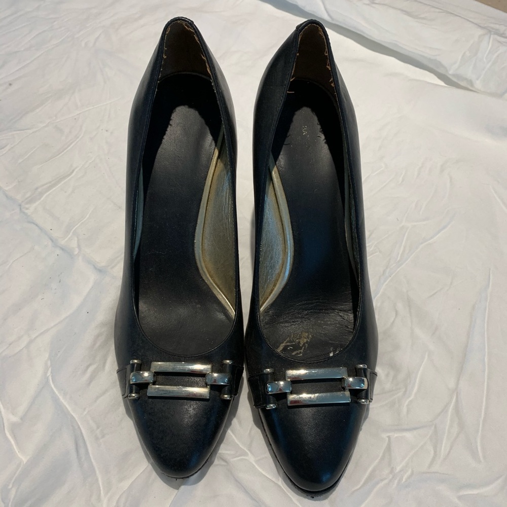 Banana Republic Vintage Black Work Platforms